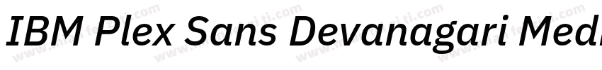 IBM Plex Sans Devanagari Medm字体转换
